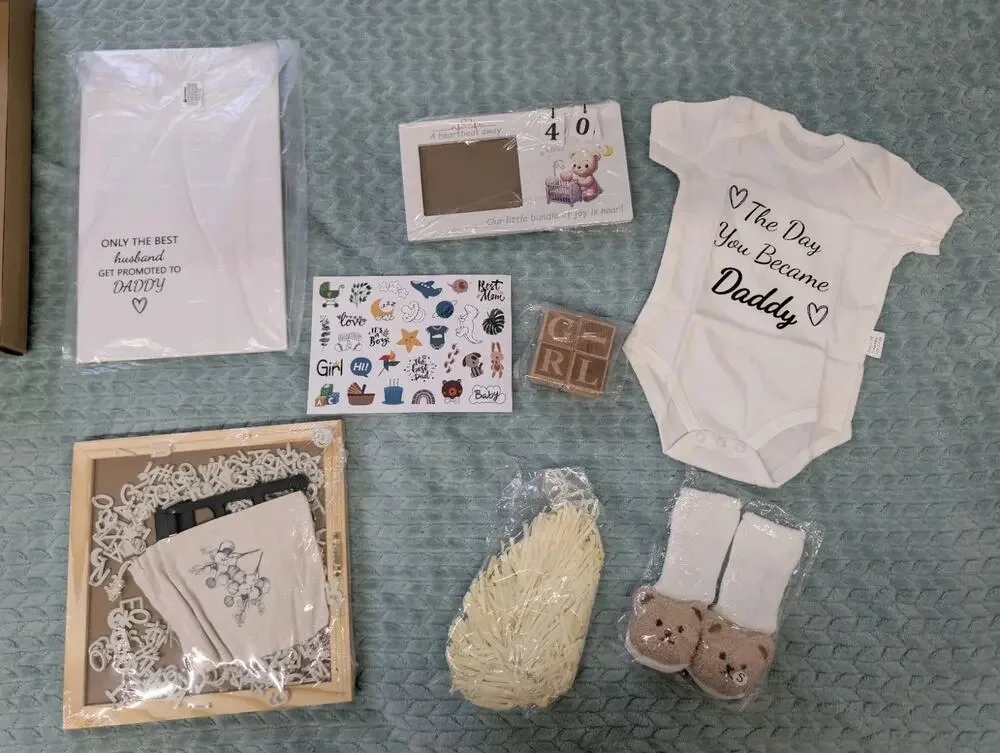 NEW Pregnancy Announcement Set Baby Reveal Ideas Felt Letter Board